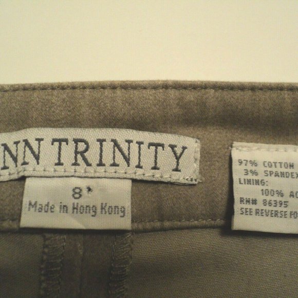 Ann Trinity Pants SZ 8 Tan-Olive Lower Leg Snaps - Picture 7 of 7